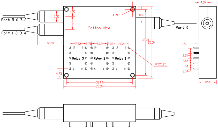 Mini 1×8T 光开关尺寸图.png