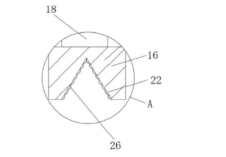 光开关专用电涌保护器固定架细节结构示意图  - 广西科毅光通信