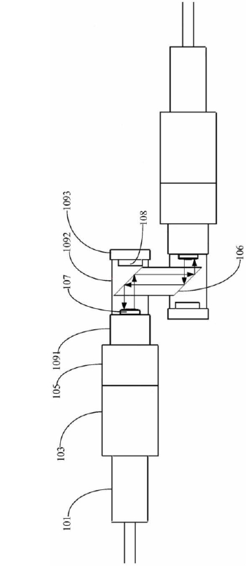 科毅光通信2*2机械式光开关反射棱镜置入凹槽光路