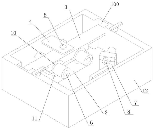 1×N MEMS光开关输出光纤准直器安装结构图 - 广西科毅光通信