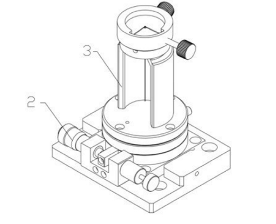 夹持机构立体结构示意图 - 科毅光通信