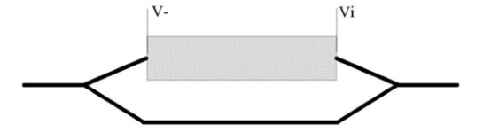 传统单电极回路光衰减器结构示意图