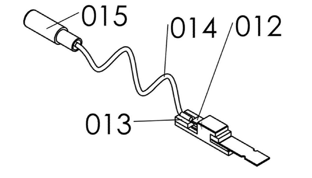 标准型小体积光发射尾纤型光发射组件的结构示意图