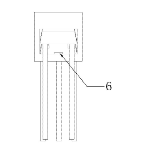 反射式光电开关侧视图 - 广西科毅光通信