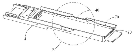 MPO光模块上盖示意图-广西科毅光通信