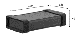 2×2b光开关4路延迟模块的实际封装尺寸 - 广西科毅光通信